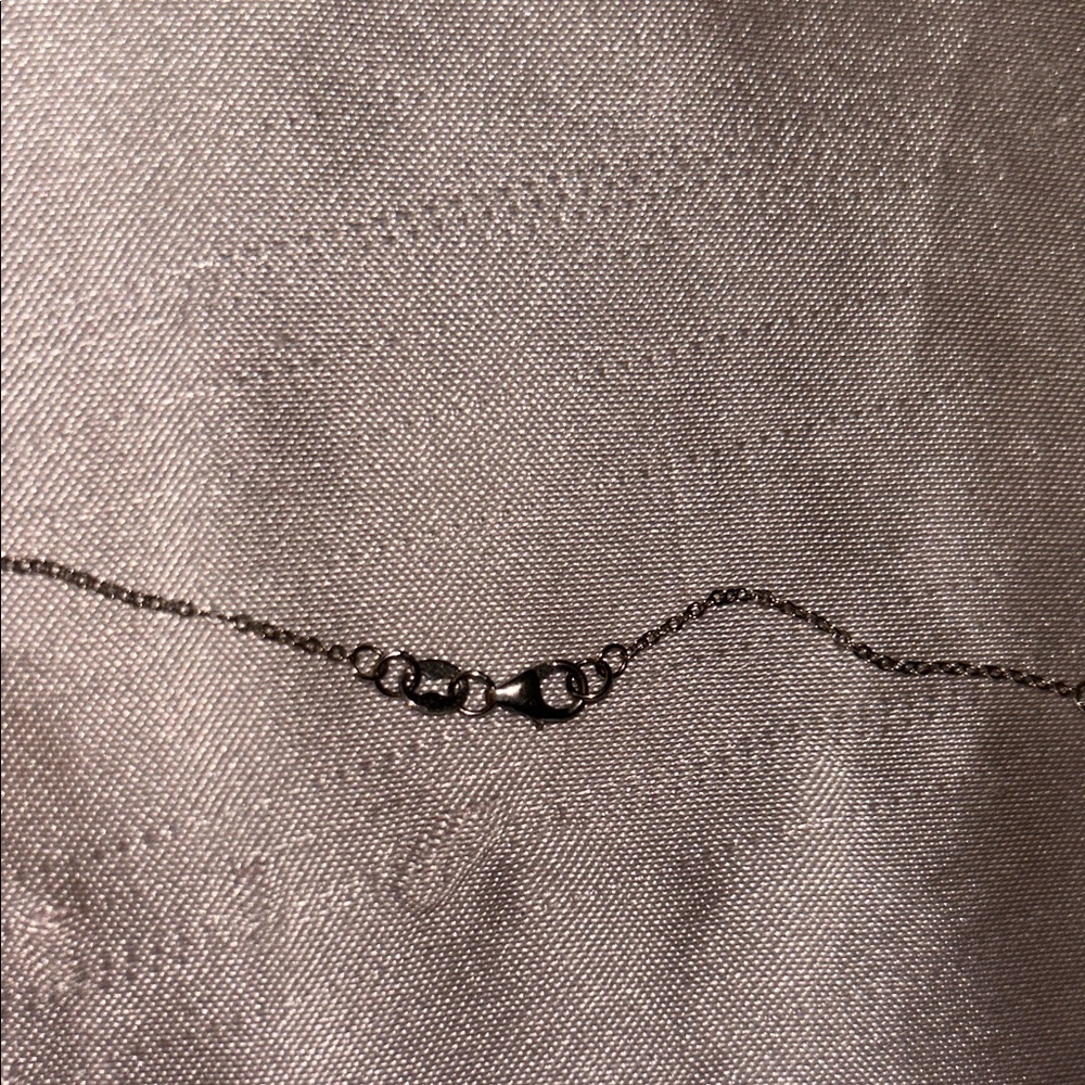 Haverhill 18k White Gold Necklace with Sapphires 🤍 - Picture 5 of 13